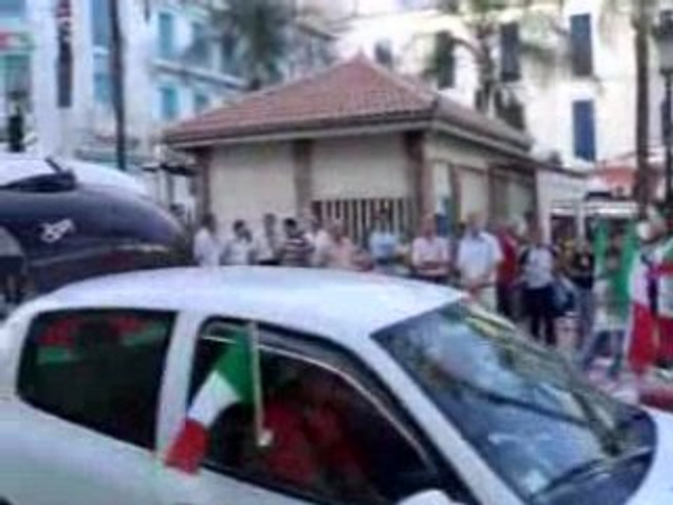 Defilé veille du depart a Blida JSMB - WAT