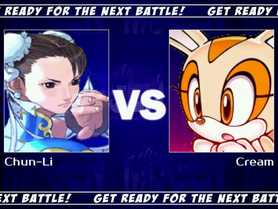 Chun-Li vs. Cream the Rabbit