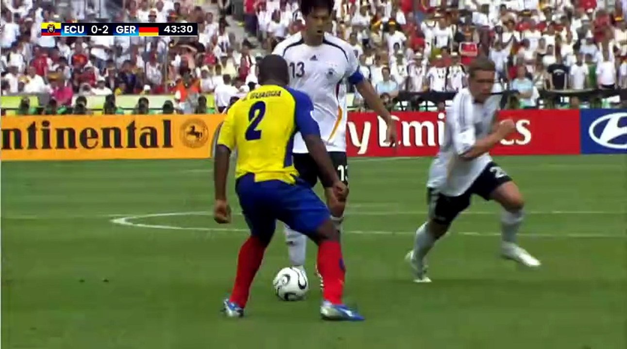 World Cup 2006 Germany vs Ecuador (Group A) English commentary