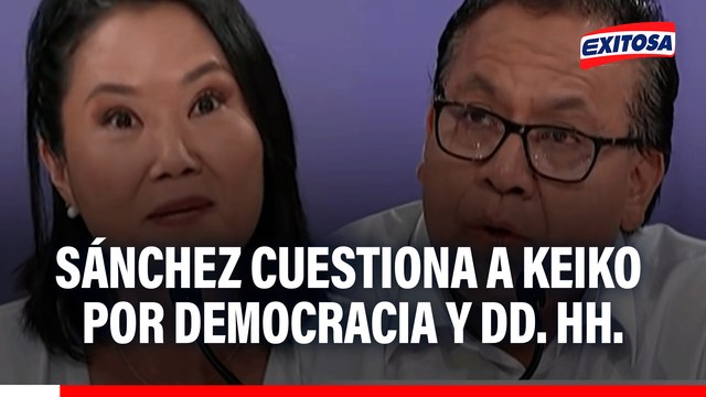 Roberto Sánchez a Keiko Fujimori: “No tienes derecho a hablar de democracia y derechos humanos”