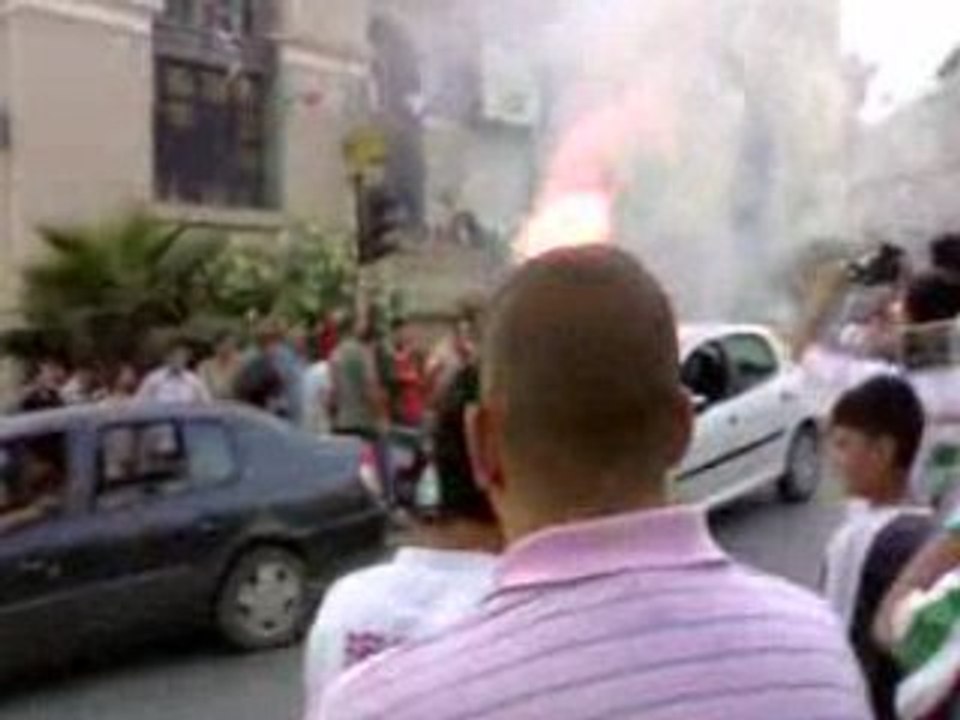 Defilé veille du depart a Blida JSMB - WAT 3