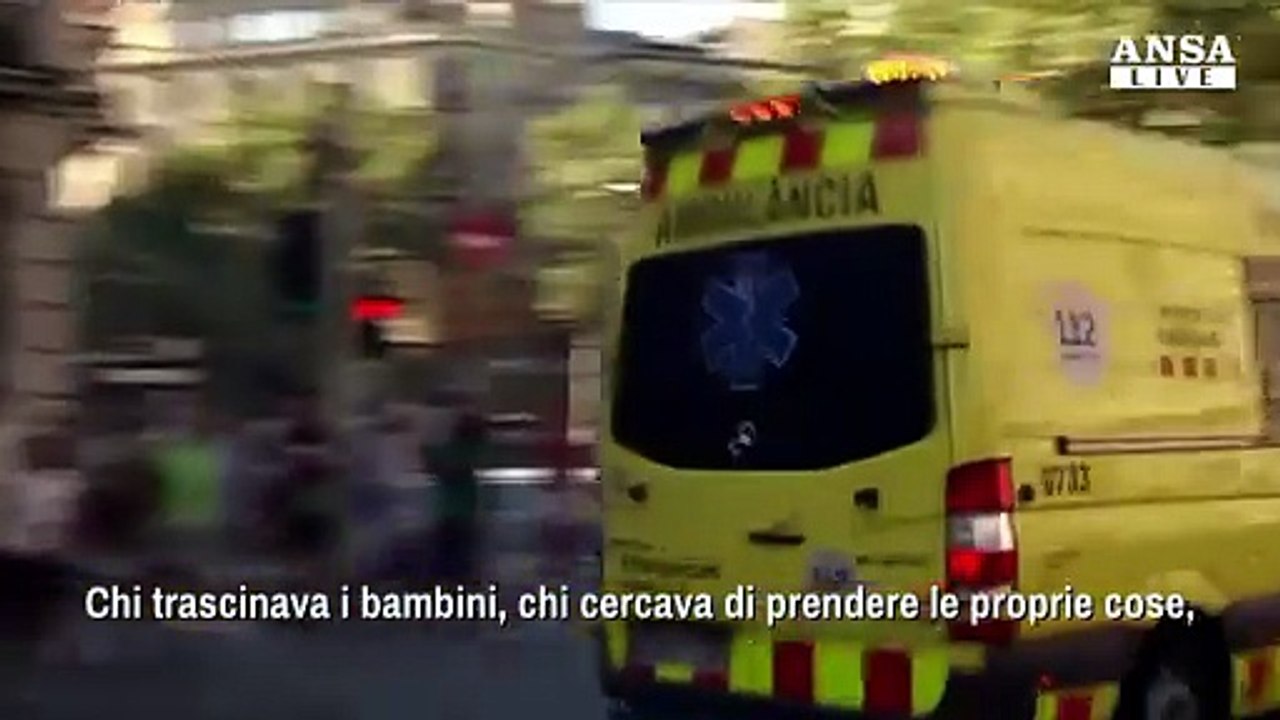 Furgone sulla folla, il racconto di una testimone