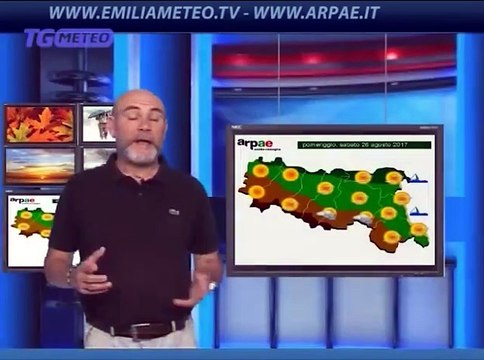 Previsioni meteo per domenica 27 agosto