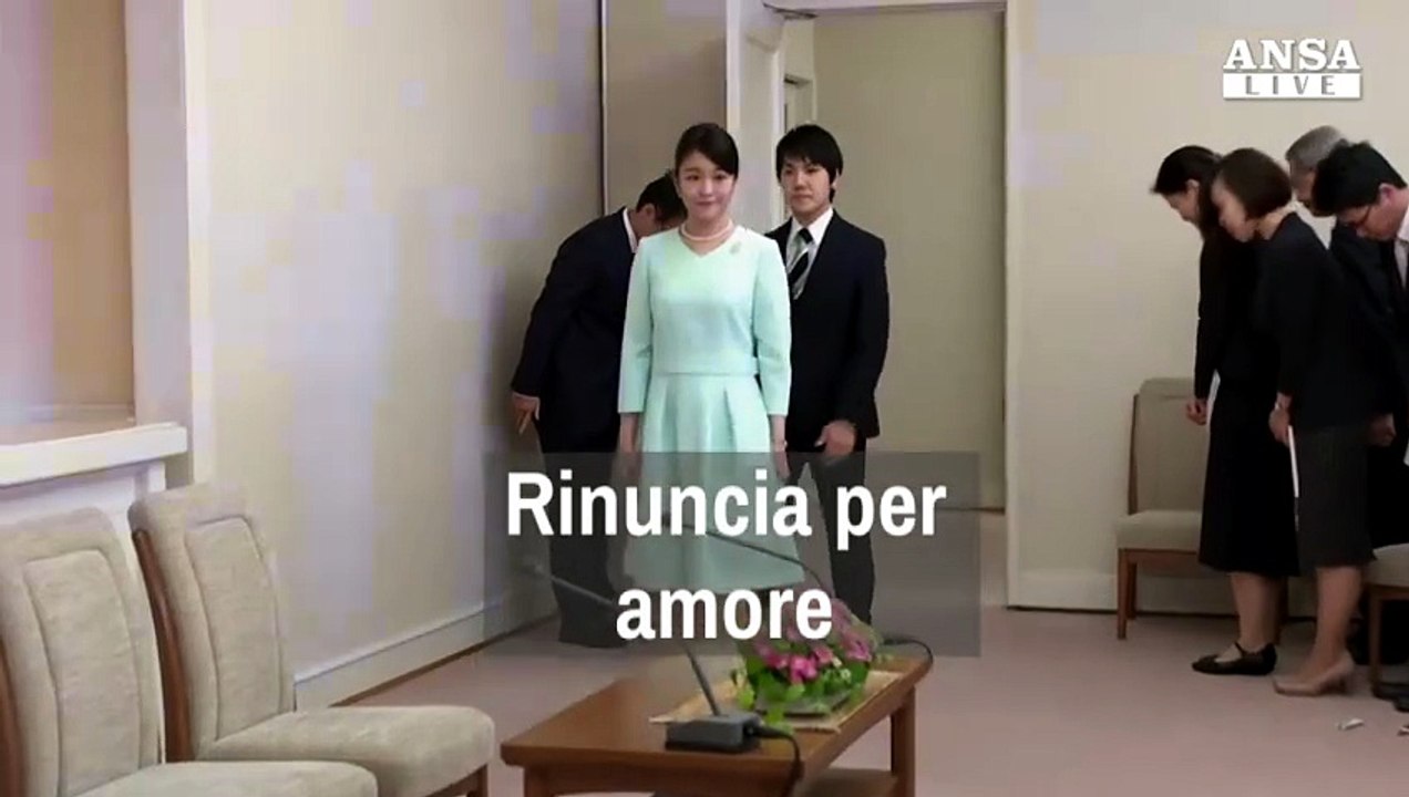 Tokyo: la principessa Mako rinuncia per amore