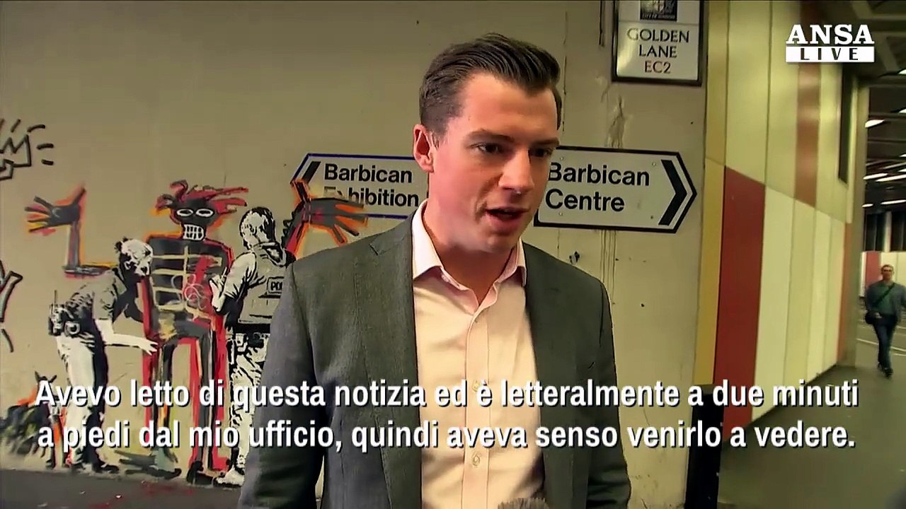 Banksy omaggia Basquiat, due murales a Londra
