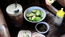 Mukbang Sour Green Mangoes with 3 Spicy Dipping Sauces!