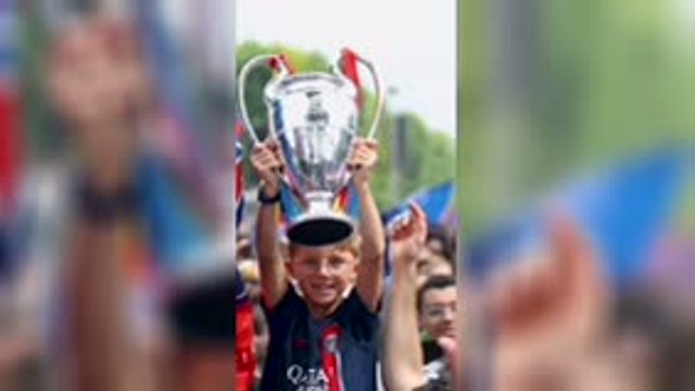 PSG celebrate Champions League title as fans go wild