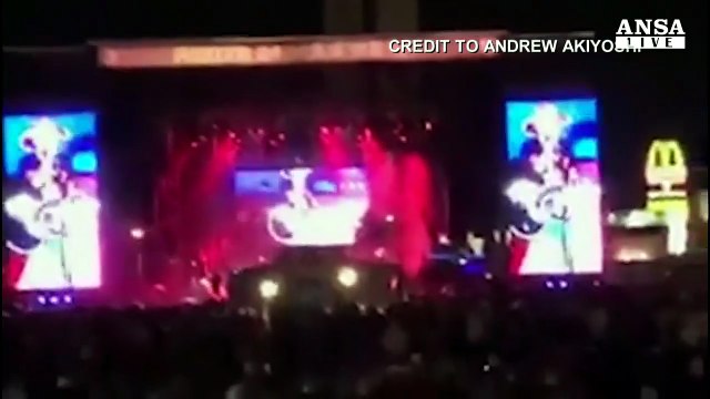Las Vegas, ecco gli spari al concerto: 58 morti