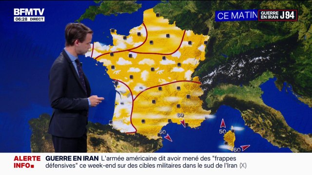 Du beau temps et des températures en baisse: la météo de ce lundi 1er juin