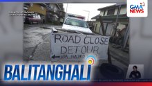 Bontoc-Baguio Road, pansamantalang hindi madaanan dahil sa mga humambalang na lupa at bato | Balitanghali