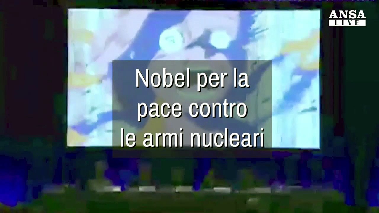 Nobel per la pace contro le armi nucleari