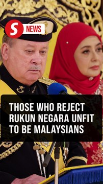 Those who reject Rukun Negara principles are unfit to be considered Malaysian citizens - King
