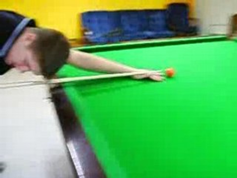 Körperhaltung beim snookern bye the snookergang