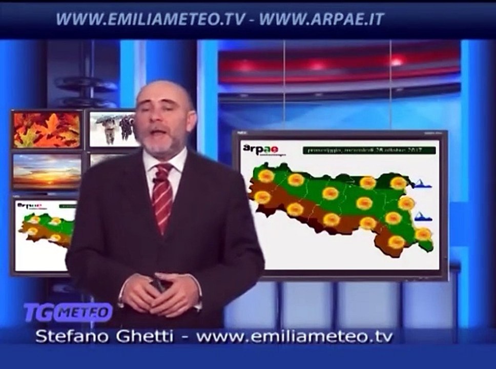 Il meteo per giovedì 26 ottobre