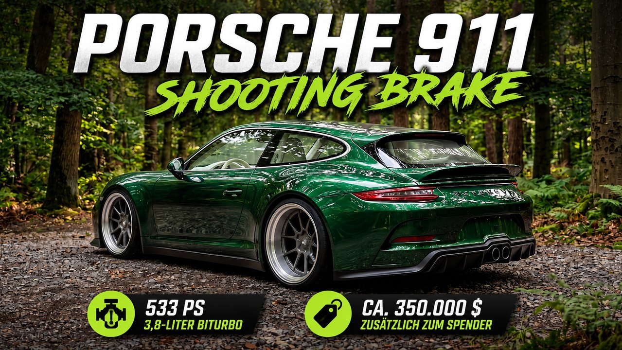 Porsche 911 Turbo Shooting Brake: 350.000-Dollar-Umbau enthüllt!