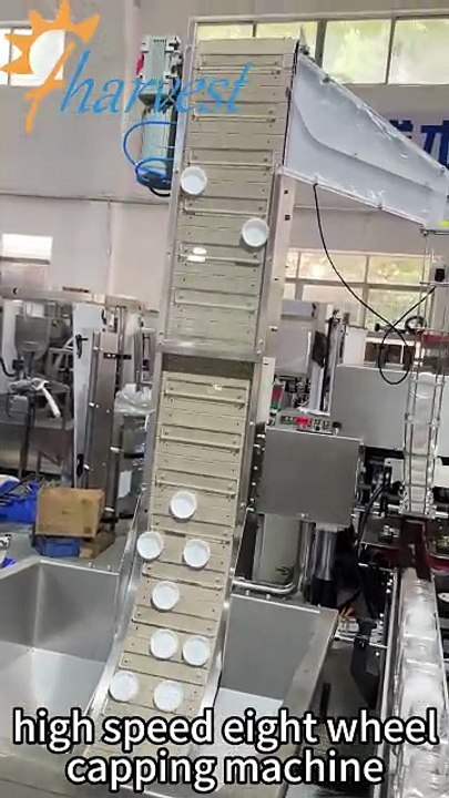 Looking for a fully automatic high-speed capping machine; the jars are for storing salt.