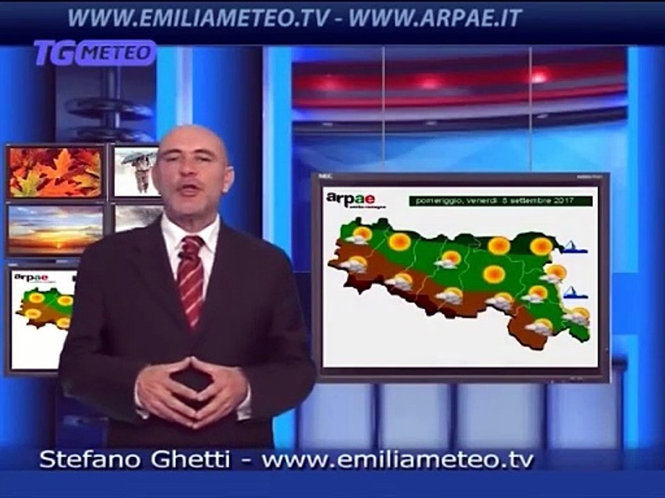Previsioni meteo per sabato 9 settembre