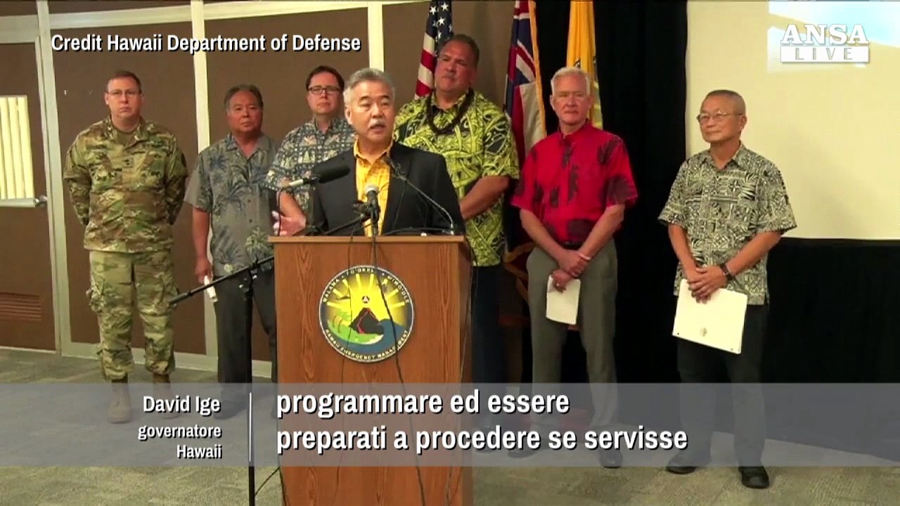 Alle Hawaii tornano sirene per attacco nucleare