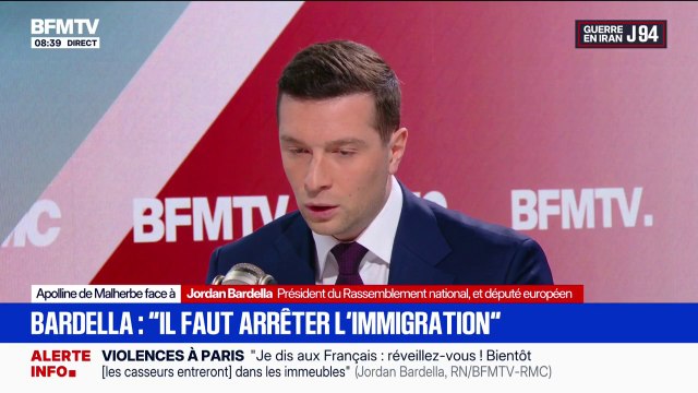 Débordements après le sacre du PSG: Jordan Bardella souhaite rétablir des peines planchers et développer des lieux d'incarcération pour les mineurs