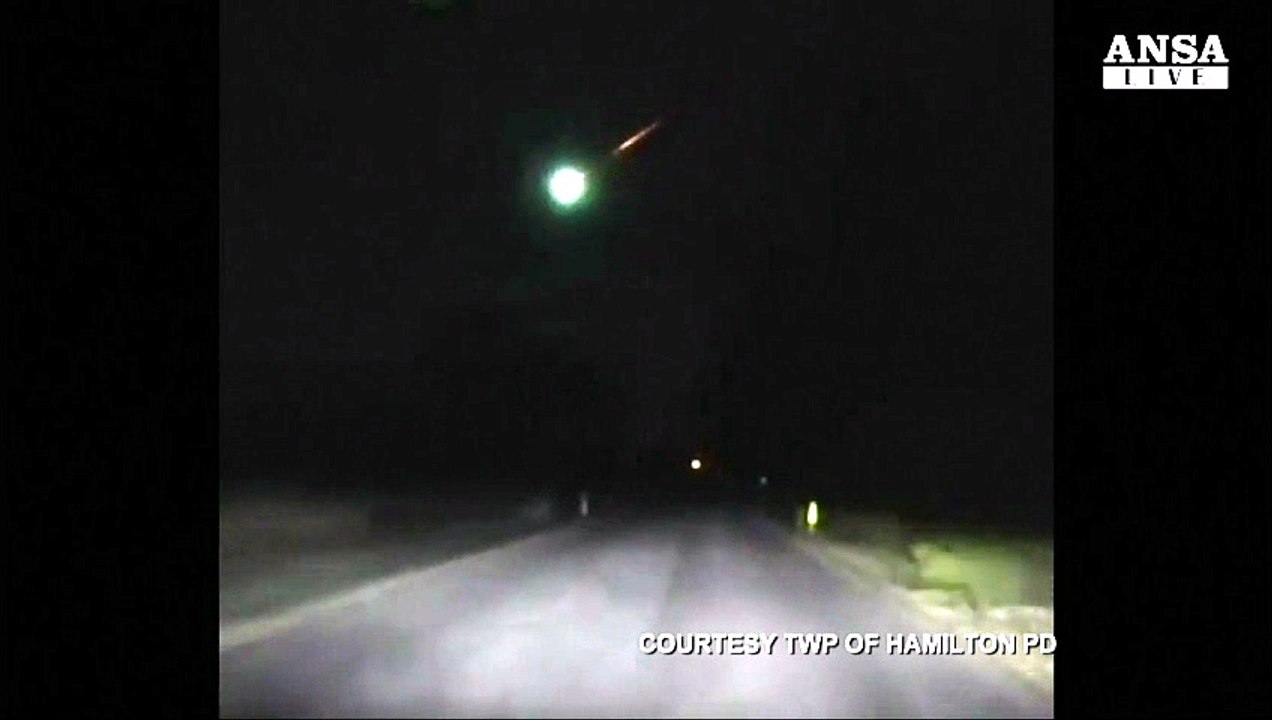 Un meteorite illumina il cielo del New Jersey