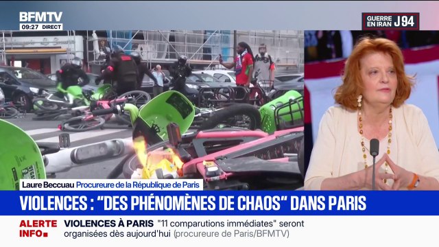 Débordements après le sacre du PSG: “Pour les faits les plus graves, nous ne lâcherons rien”, assure Laure Beccuau, procureure de la République de Paris
