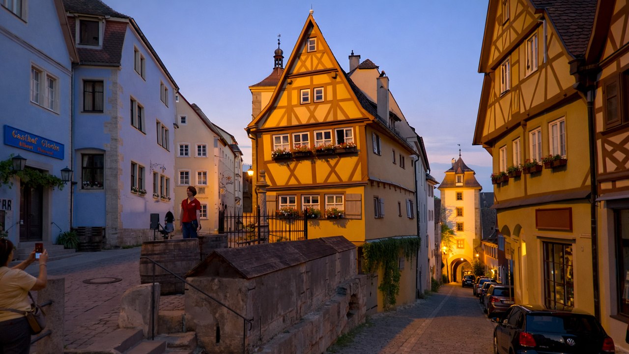 Have You Seen Rothenburg Like This at Evening?
