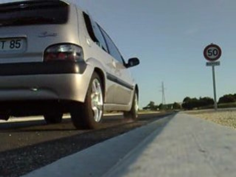 départ arété SAXO VTS + retour de flamme