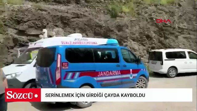 Serinlemek için girdiği çayda kaybolan Ömer aranıyor
