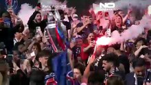 ПСЖ празднует с Макроном в Елисейском дворце