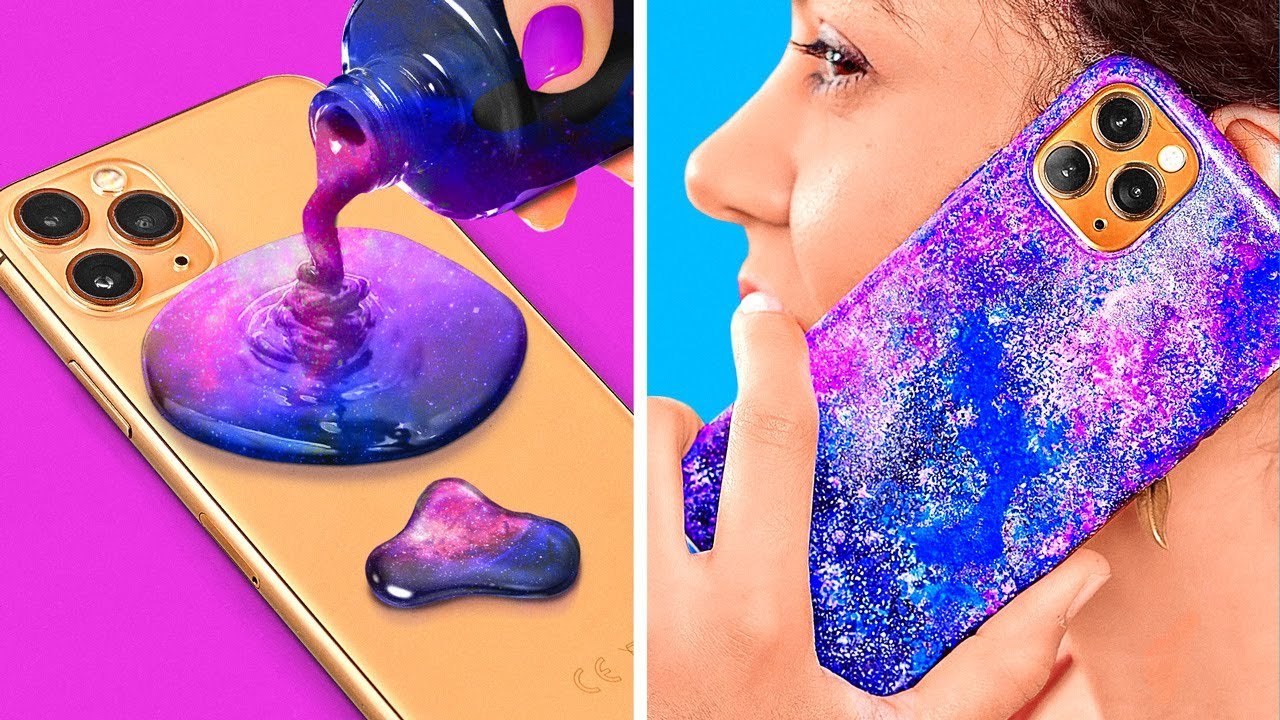 Des idées créatives pour personnaliser ton portable avec un pistolet à colle et un stylo 3D