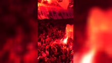 Marquinhos leads PSG's UCL trophy celebrations at Parc des Princes