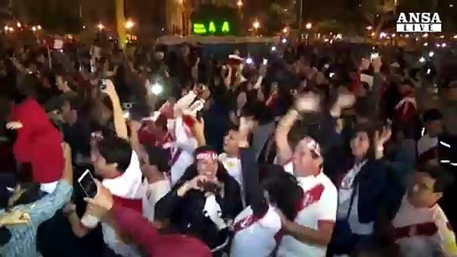 Peru' ai Mondiali dopo 35 anni, e' festa a Lima