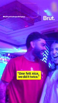 Royal Challengers Bengaluru's jersey summed up the mood perfectly at their after-party