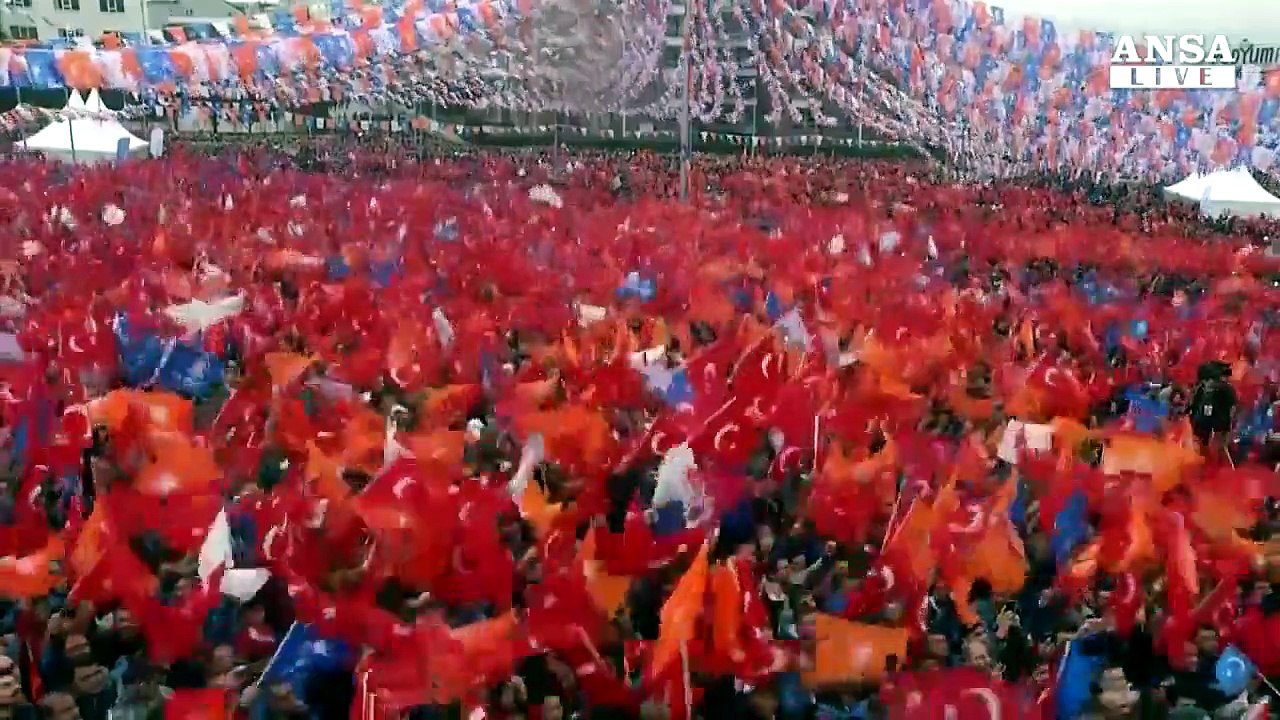 Erdogan a Roma, citta' blindata
