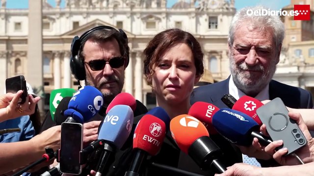 Ayuso, tras visitar al Papa en el Vaticano: Celebra que ciudadanos de tantos rincones vengan a vivir a Madrid como nunca