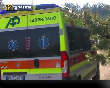 Camion per la raccolta dei rifiuti si ribalta vicino a Langhirano: due feriti