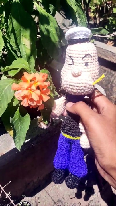 crochet popoye