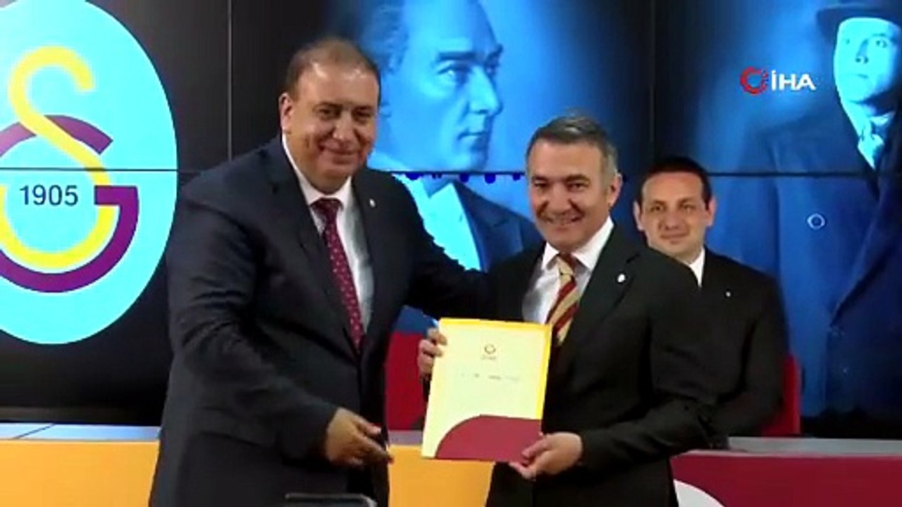 Galatasaray’da yeni yönetim mazbatalarını aldı | Ajansspor | IHA