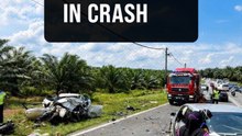 Ten-year-old among four killed in crash near Kluang