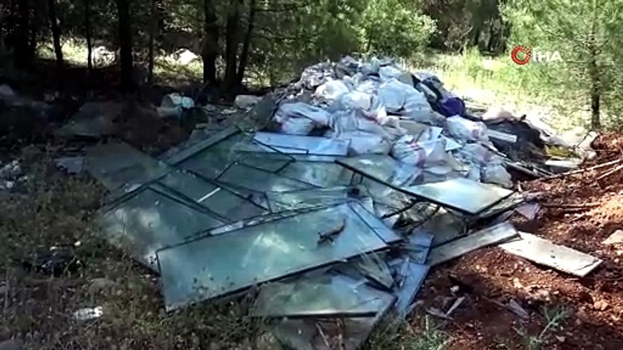Ormanlık alanlara atılan moloz ve inşaat atıklarına vatandaş tepkisi