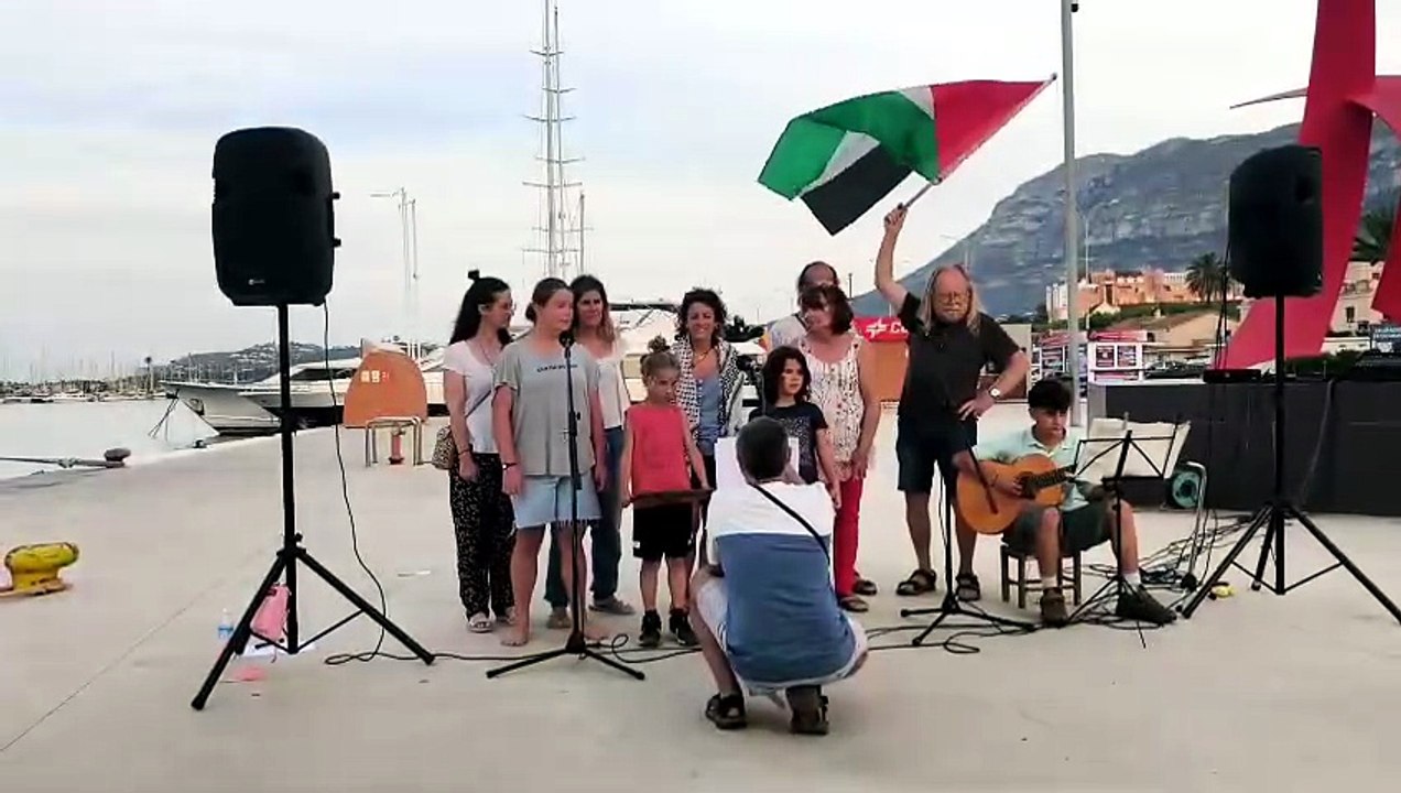 acto solidario con la infancia palestina- denia