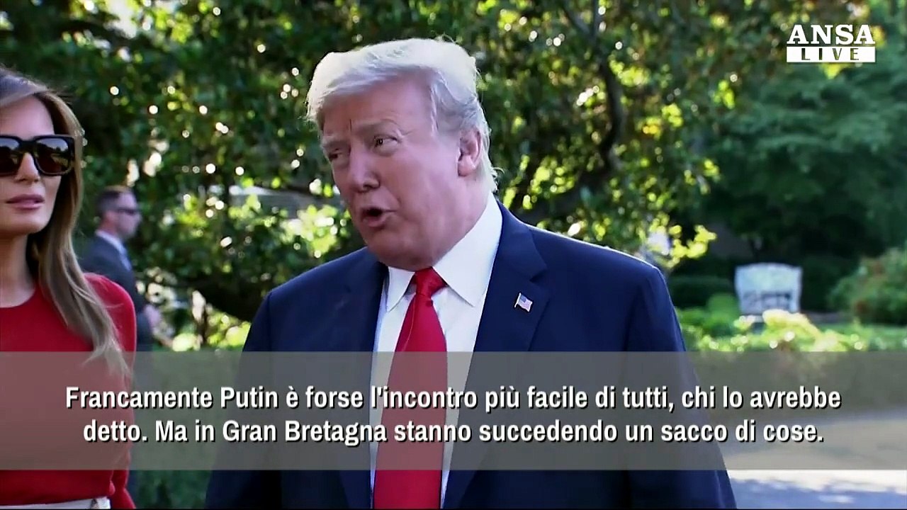 Nato, Trump: incontro con Putin piu' facile
