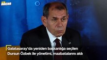 Dursun Özbek: 'Geçmiş dönemde yaptıklarımızdan daha iyisini yapacağız!'