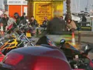 Timelapse Poole quay bike night