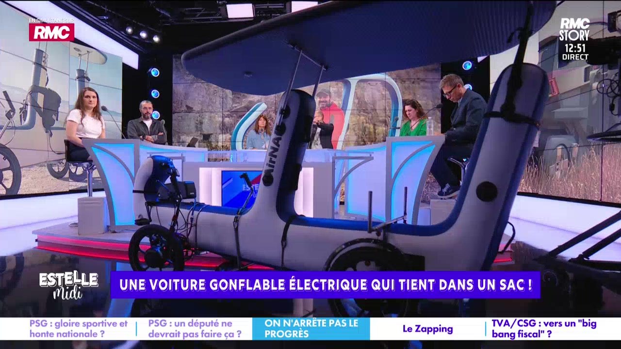 On n'arrête pas le progrès : Une voiture gonflable électrique qui tient dans un sac ! - 01/06