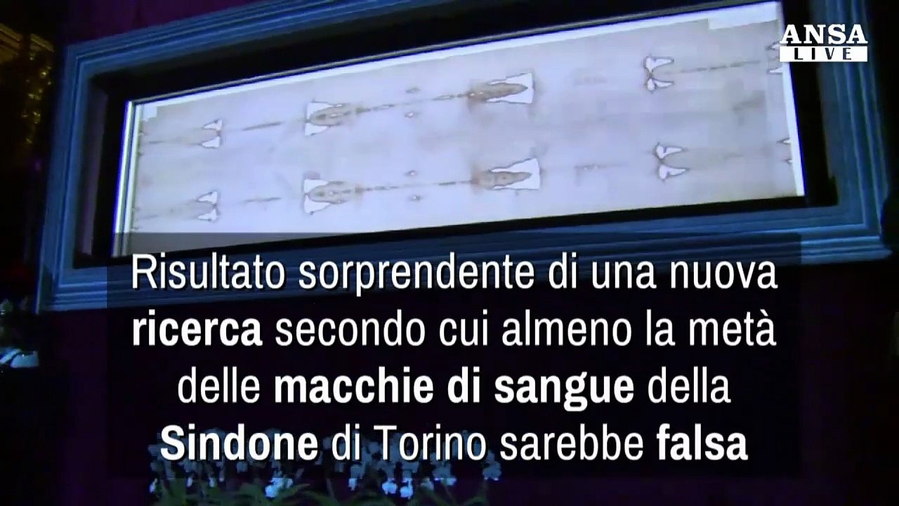 Macchie false sulla sindone