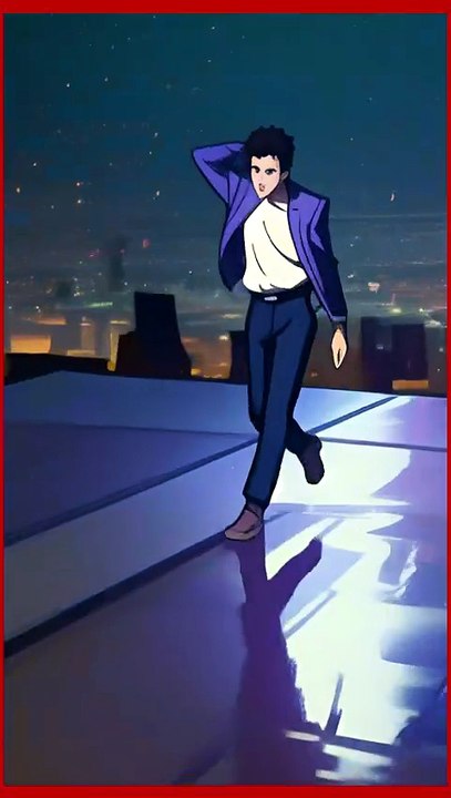 🌟 Anime Michael Jackson Lights Up the Stage 🕺✨