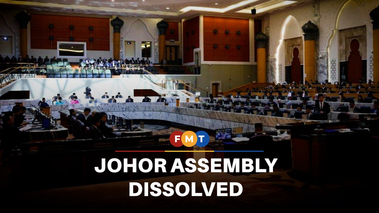 Johor assembly dissolved