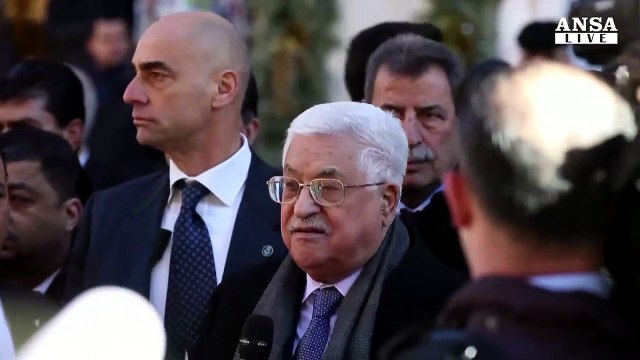 Abu Mazen chiedera' all'Ue il riconoscimento della Palestina