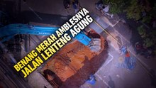 Benang Merah Amblesnya Jalan Lenteng Agung Jakarta Selatan